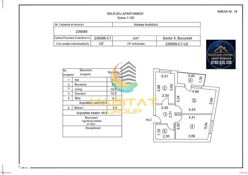 Apartament 2 Camere Comision 0% Piata Ferentari!