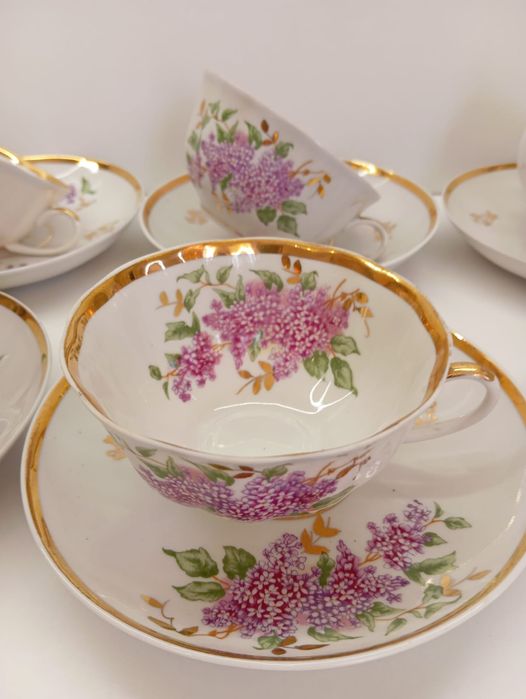 Руски порцелан. Люляк. Дулево