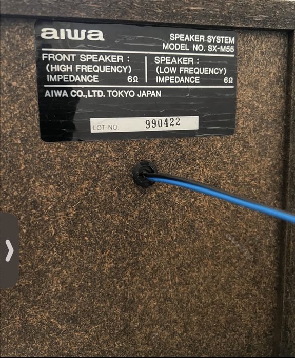 Boxe aiwa cu sbwoofer