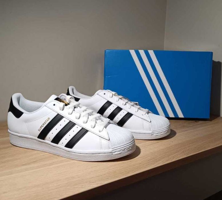 Оригинални маратонки * ADIDAS SUPERSTAR FONDATION * EU 44 2/3 -46 2/3