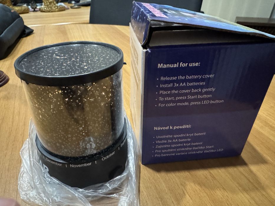 Proiector de stele pe ravan