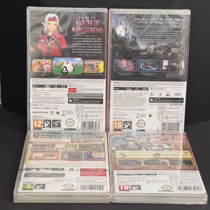 Lot 4 Jocuri Nintendo Switch - Noi - Sigilate