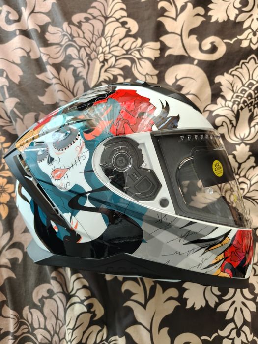 Каска за мотор DXR Eros Calavera