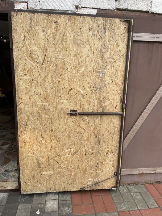 Ворота обшитые с механизмом