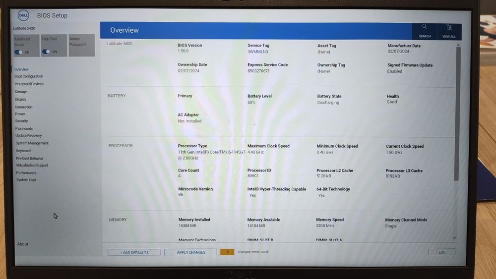 Лаптоп Dell Latitude 5420 - i5-1145G7, 16GB RAM, 512GB SSD