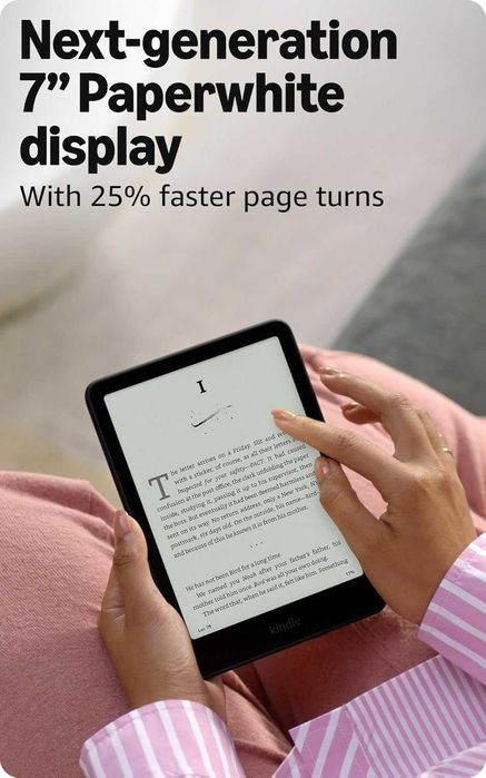 Читалка Kindle Paperwhite 12th Generation 2025 года привезенная из США