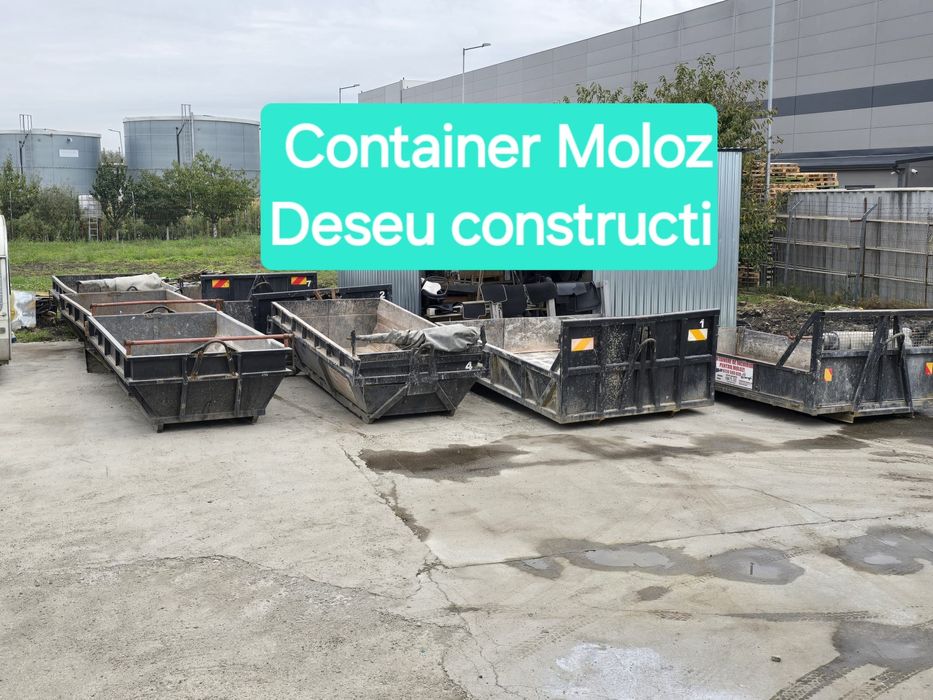 Container de inchiriat pentru moloz-deșeu constructi