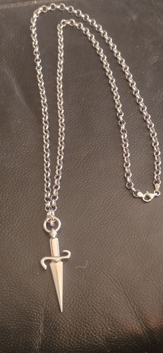 Lant si pandant Cesare Paciotti original din argint