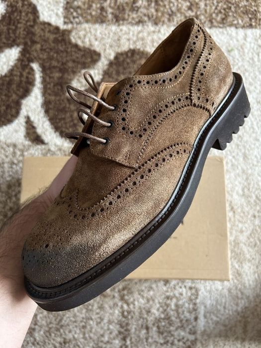 Pantofi premium din piele naturală întoarsă, mărimea 43