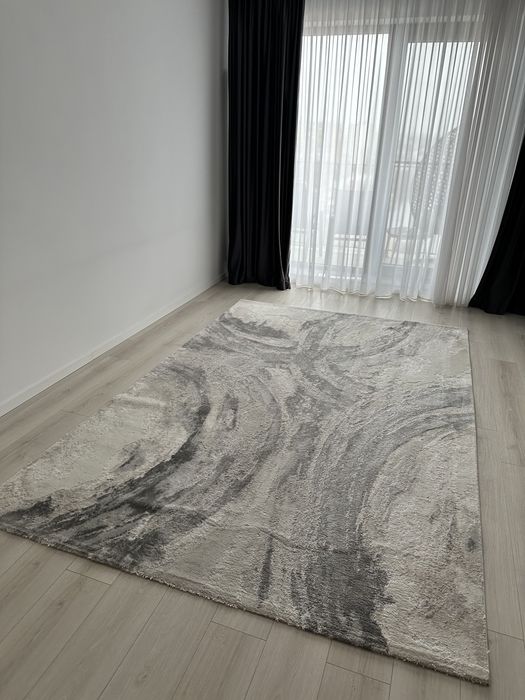 Covor modern crem/gri // stare excelentă/ 200x300m
