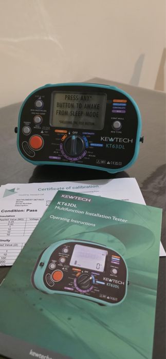 Kewtech KT63DL Multifunction 5 in 1 Tester