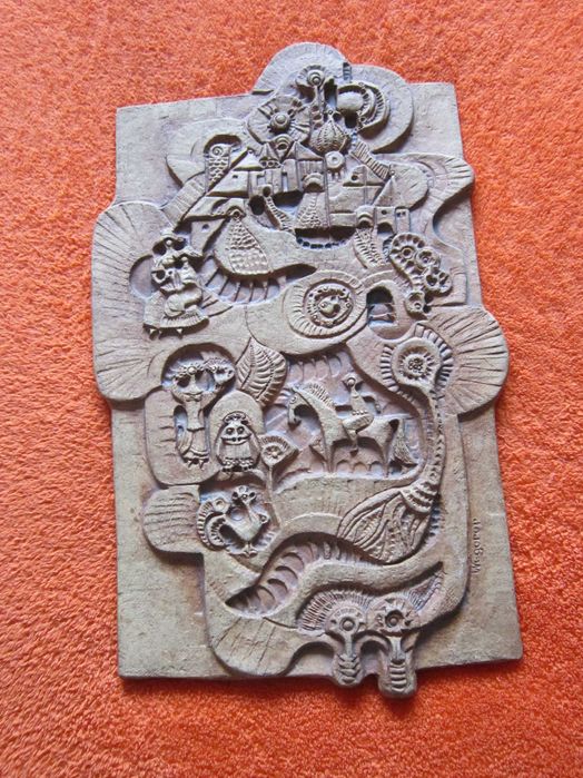 cadou rar Wegerer originala Buchtal Germania 1960 ceramica semnata