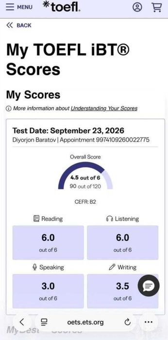 Помощь со сдачей TOEFL / GRE / Duolingo / GMAT