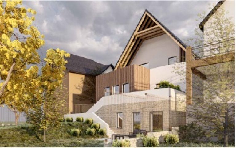 Teren 700 m2 cu iesire la lac AUTORIZAT  cabana/ pensiune 8-12 camere Somesu Cald Tarnita