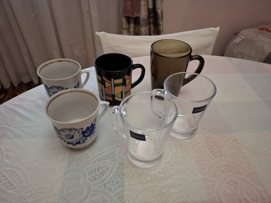Бокалы, чашки, кружка. Все новое