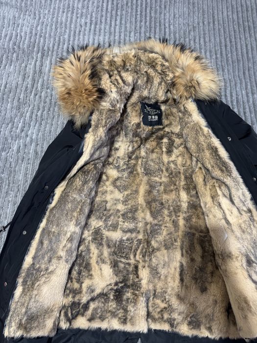 Парка натуралка с мехом