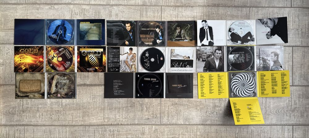 Lot 18 cd-uri cu muzica dance turceasca