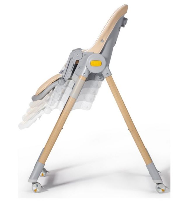 Столче за хранене KinderKraft - Lastree, дървесно