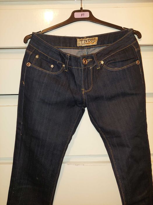 Blugi/jeans Tinddo cu fir auriu TRANSPORT GRATUIT