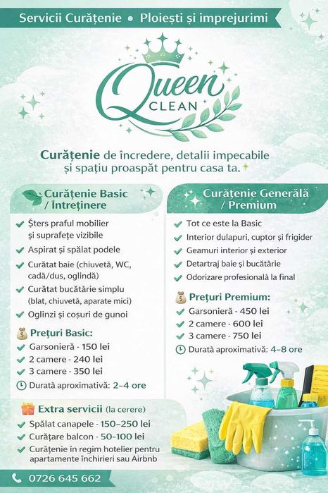 QueenClean - Curatenie Profesionala Ploiesti
