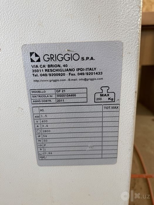 Сверлильно-присадочный станок GRIGGIO GF 21