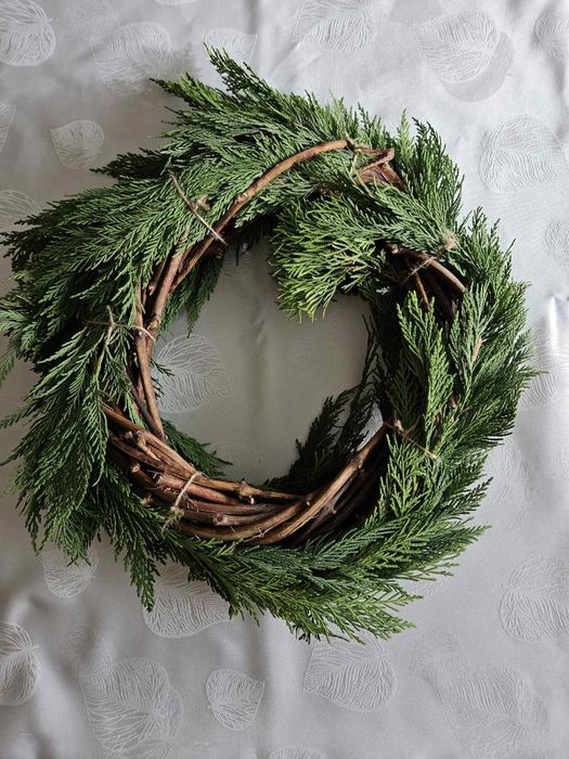 Ръчно изработен коледен венец Ø 35 см