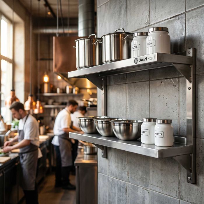 XaaN Steel: Texnik polka nerjaveyka / Профессиональная полка навесная