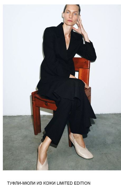 Туфли Zara 38р кожа