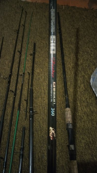 Спиннинги на запчасти.