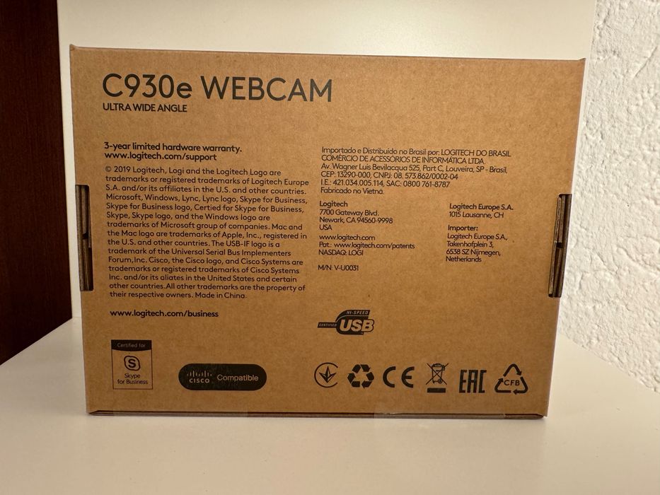 Бизнес Уеб камера Logitech C930e HD 1080p - НОВА