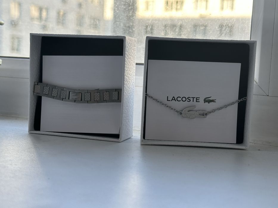 парные браслеты Lacoste