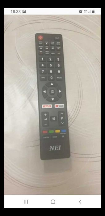 Telecomanda tv Nei Smart Linux, originala!