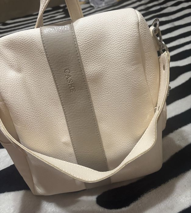 Дамска плетена  жилетка с раница