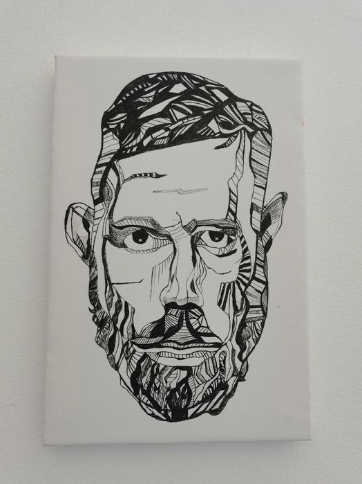 Tablou realizat in pix printat