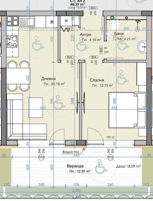 Продава се Двустаен апартамент в с. Марково, Област Пловдив - 74 кв.м за 990 €/кв.м - Снимка #3
