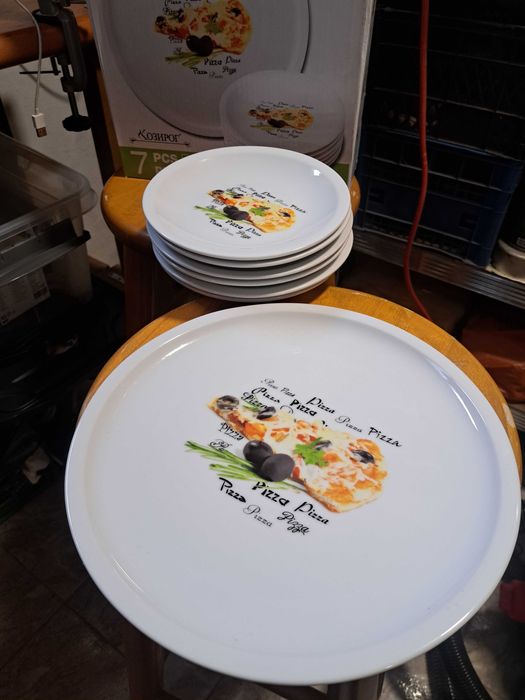 Чинии за пица 7бр.