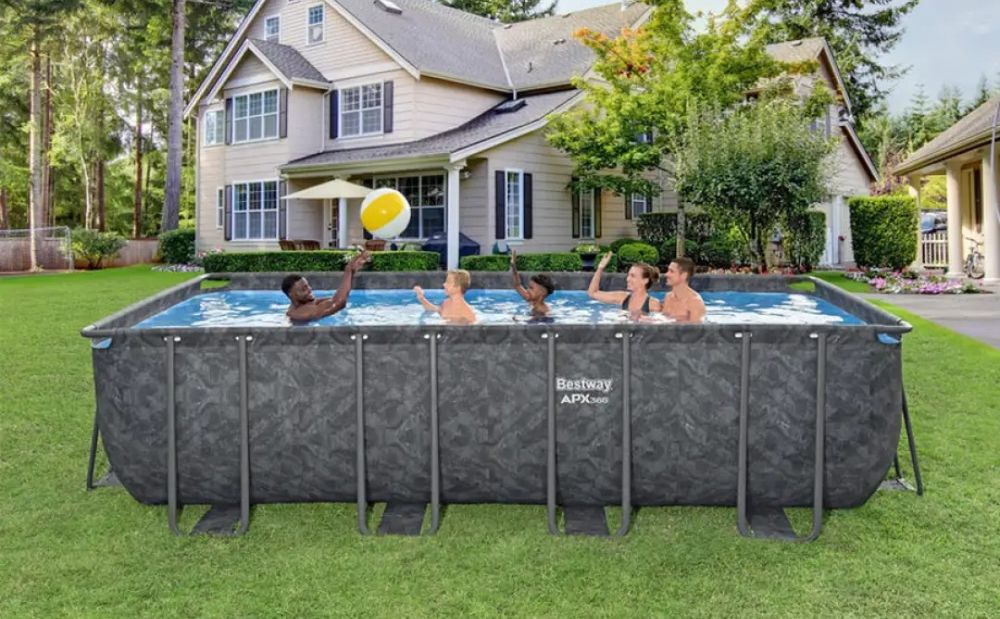 НОВ Луксозен басейн BESTWAY 5.49м-2.74м-1.32м. Гаранция 2 години