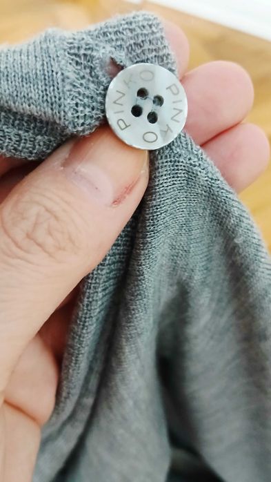Cardigan dana Pinko, mas s, 100% lana extra fina
