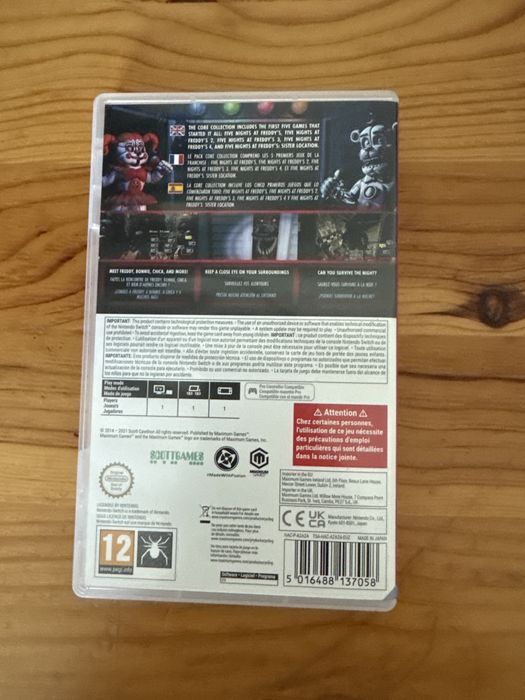 Five Nights at Freddys:Core Collection за Nintendo switch