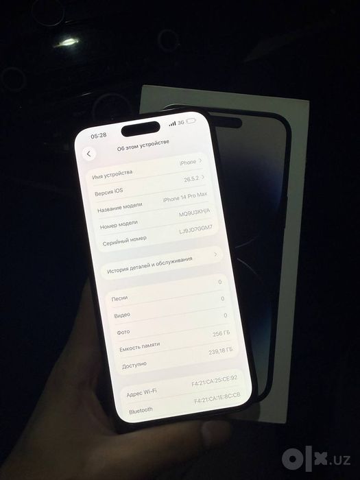 Iphone 14 Pro max 256 GB srochna sotladi aybi yoq