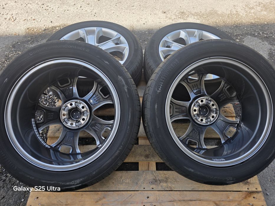 Лети джанти 18ки 5х108 Ford + летни гуми 235/50/18 Continental
