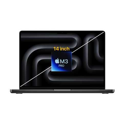 MacBook Pro 14-inch (2023), M3 Pro, 18 GB RAM, 512 GB SSD, Space Black