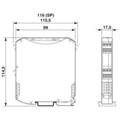 Phoenix contact Усилитель с развязкой питания/развязкой по входу