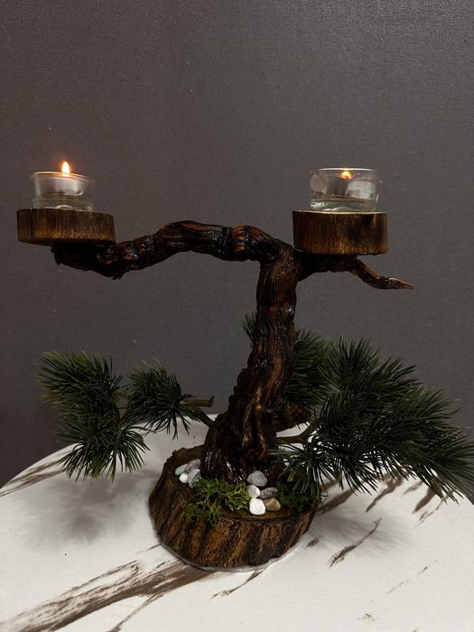 Бонсай  подсвечники