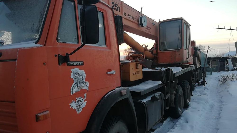 Продам Камаз кран