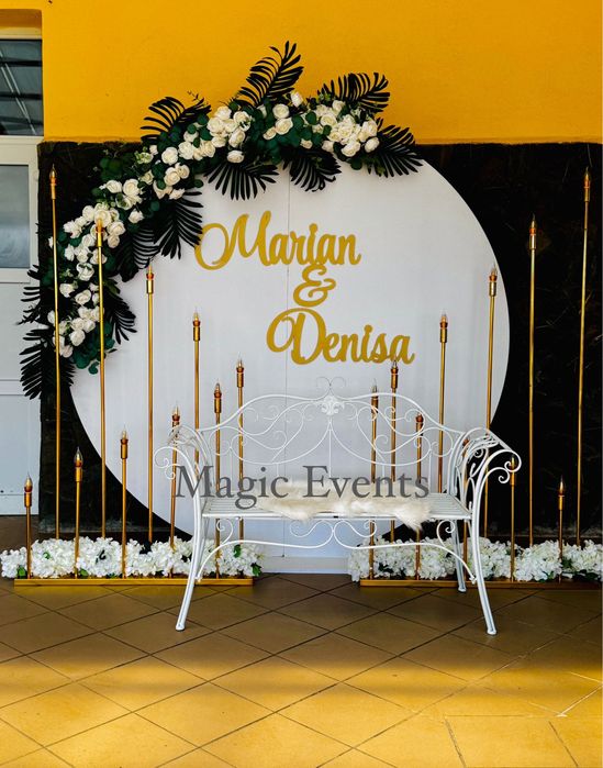Decor personalizat - panou foto - covor rosu - platforma 360 - fum gre