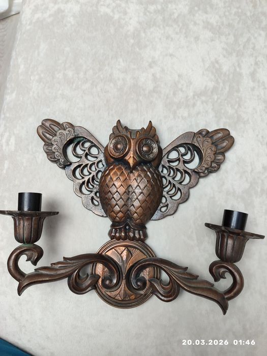 Светильник -бра, в форме филина