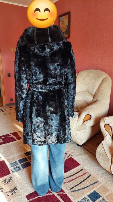 Норковое(кусочки) полупальто