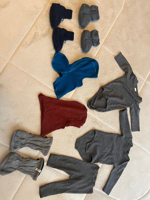 Lot haine lana bebe 7-9 luni