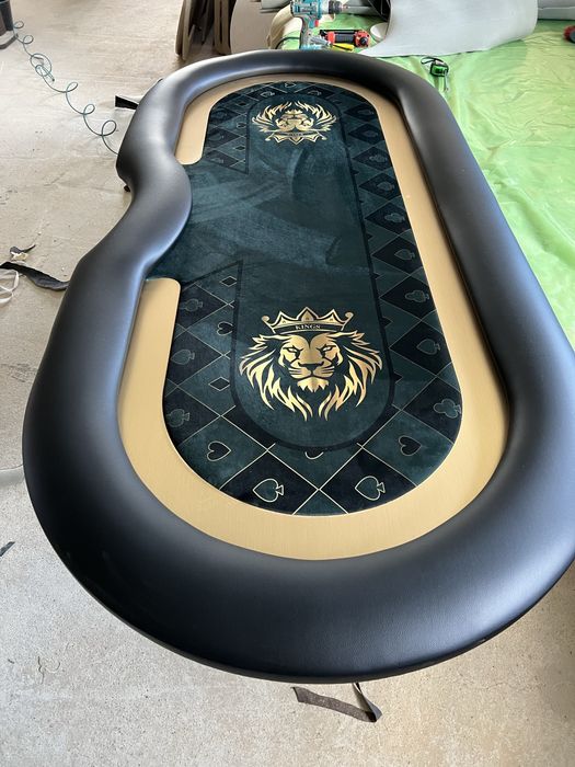 Masa poker customizata ultra lux stoc CustomTables.eu